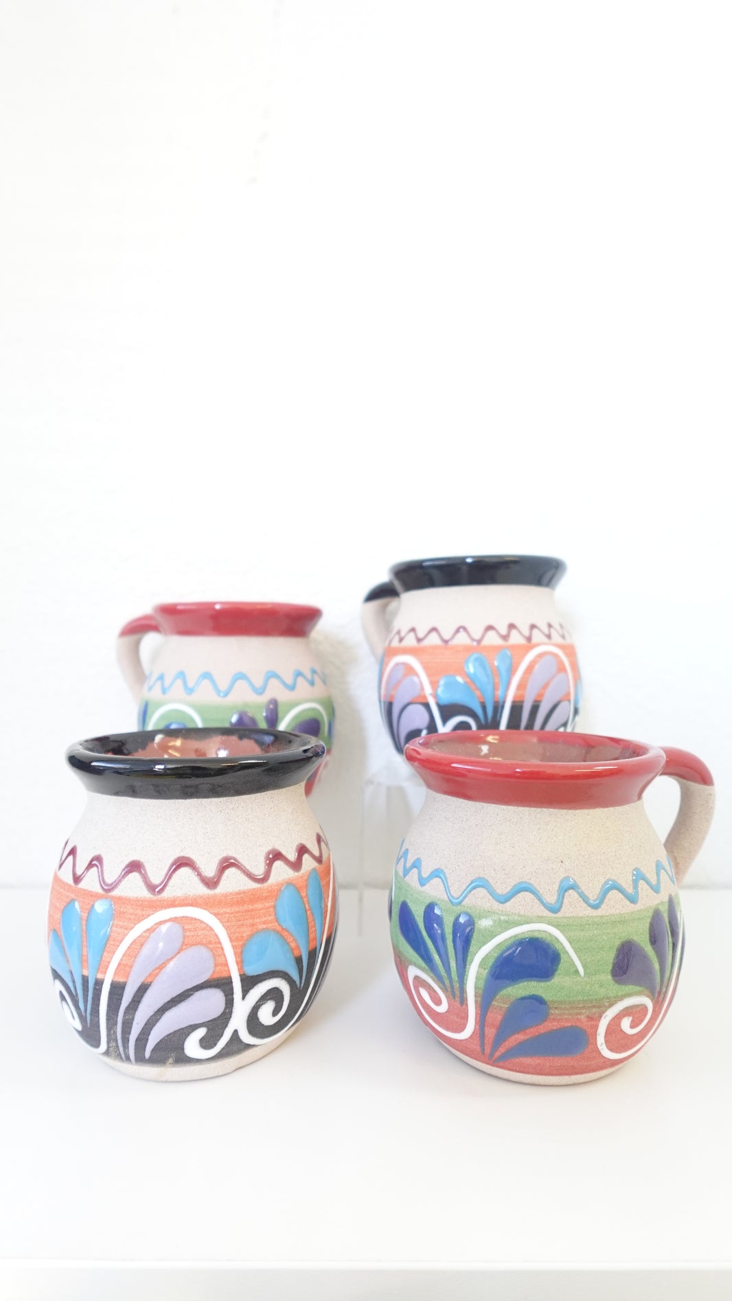 Set 4 Mexican coffee mug