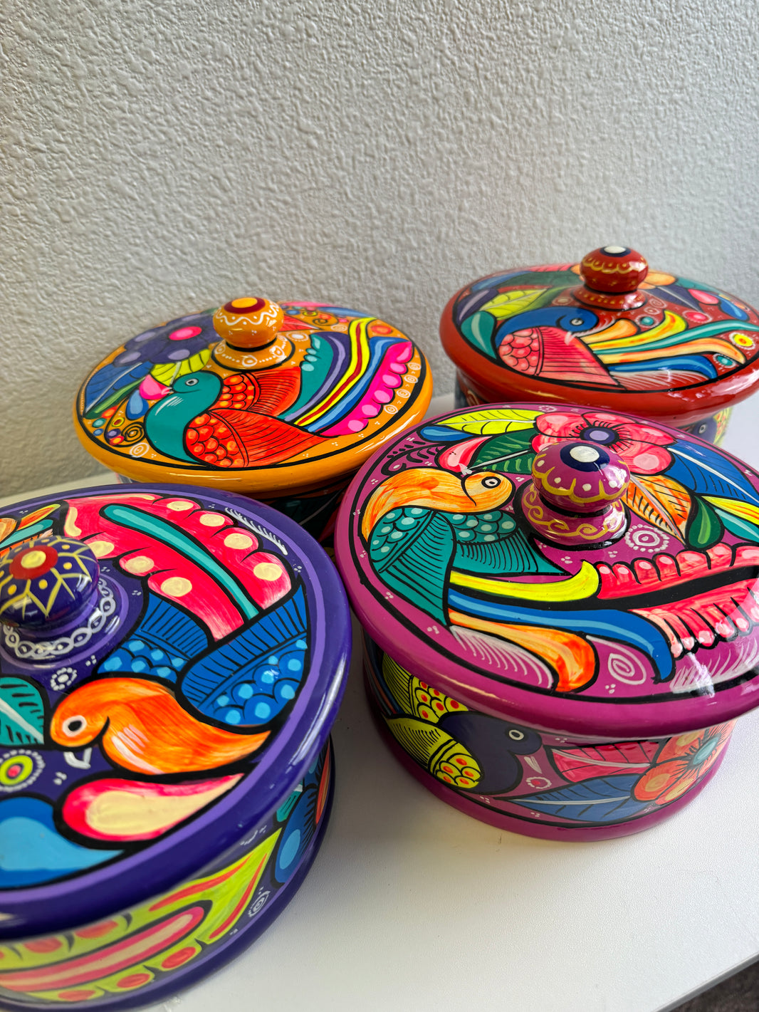 Mexican Tortilla Holder hand painted tortillero