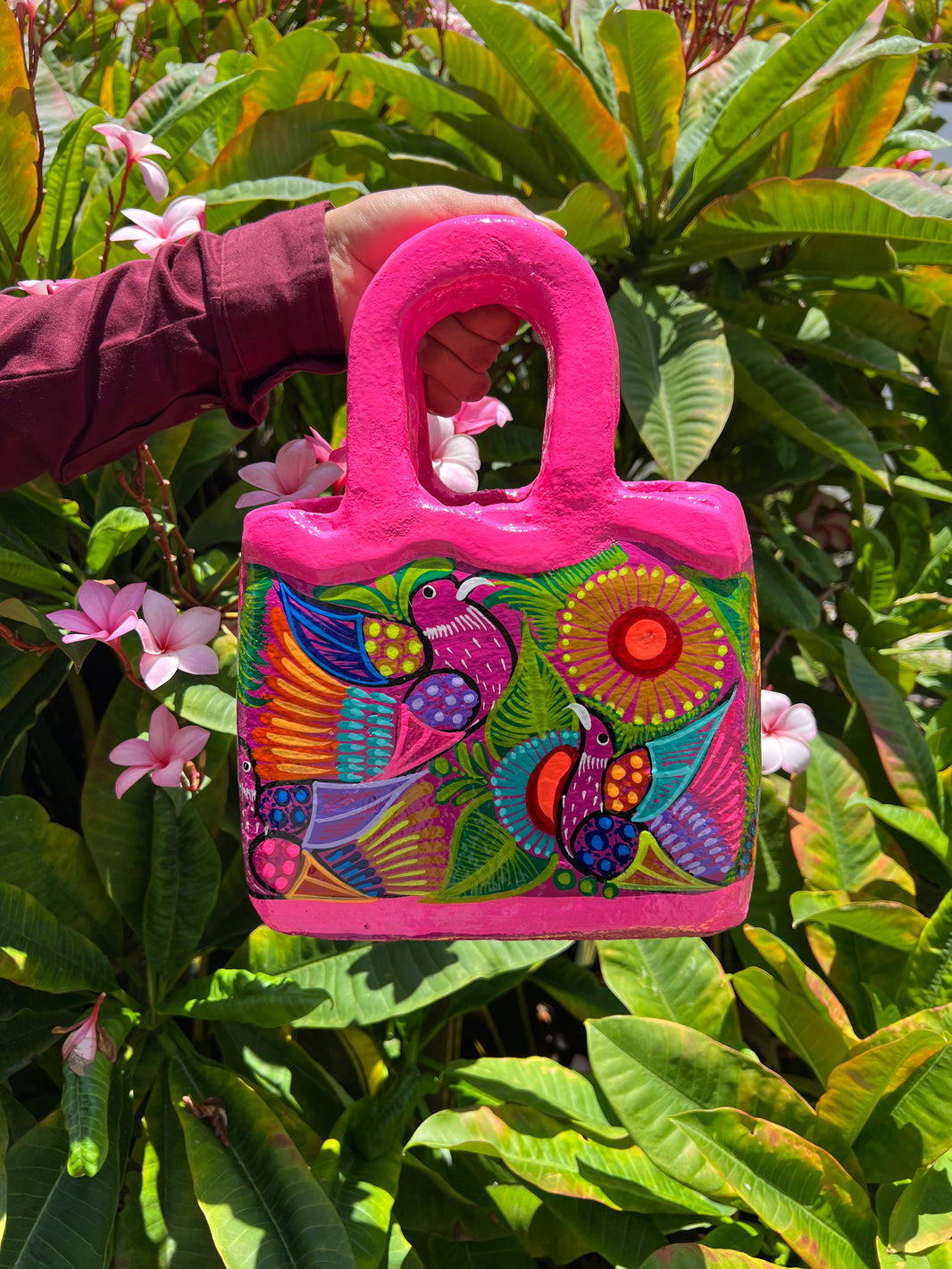 The Florero Clay handbag