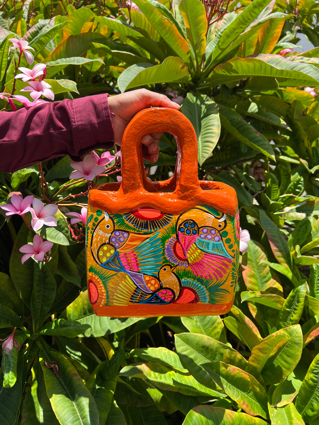 The Florero Clay handbag