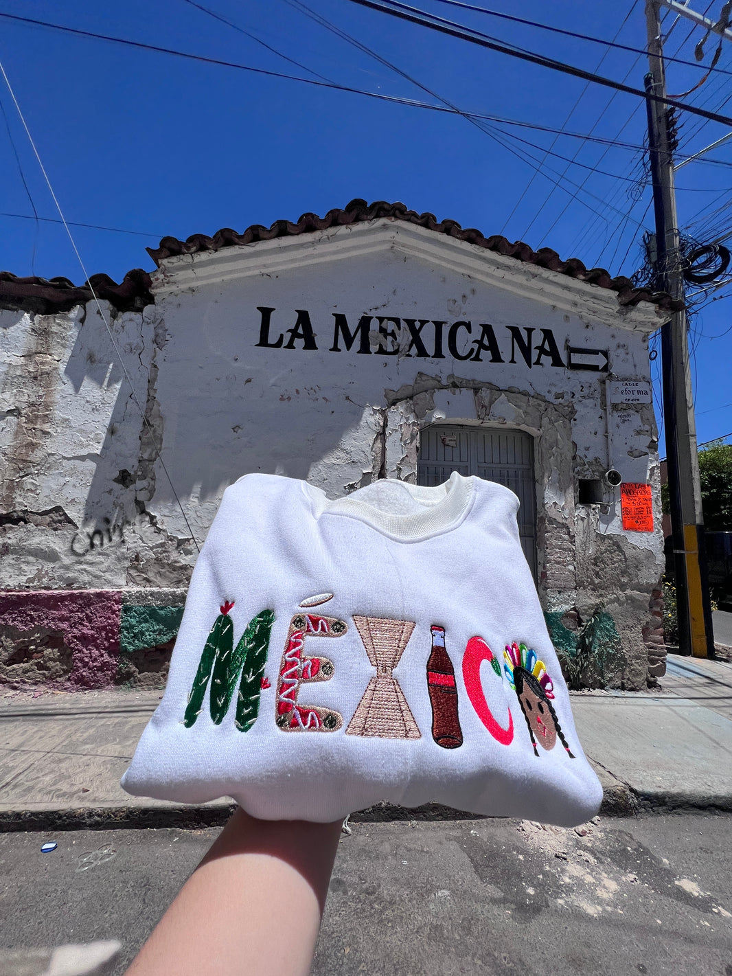 Mexico Embroidered sweater