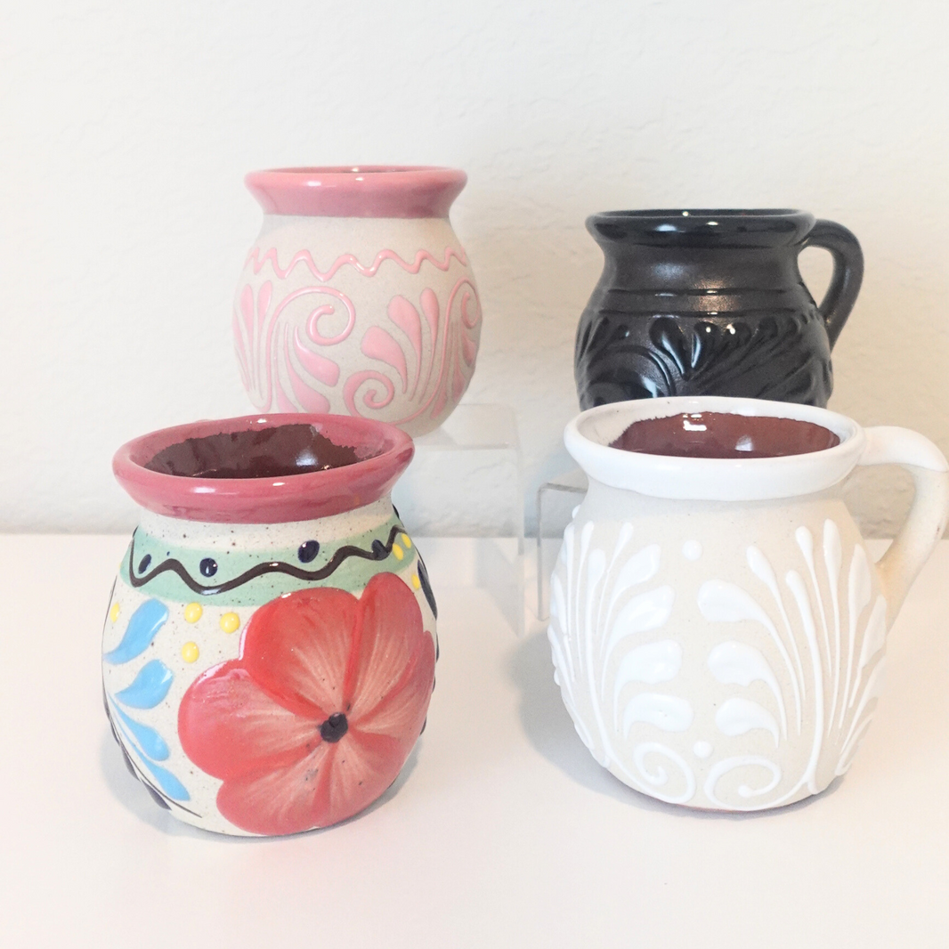 4 pack Classic special Mexican coffee mugs