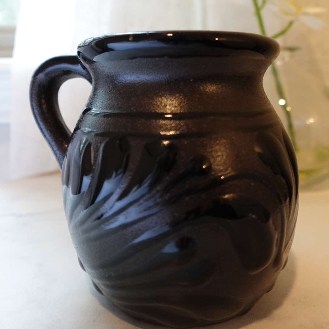 2 pack Black and white coffee mugs couple set
