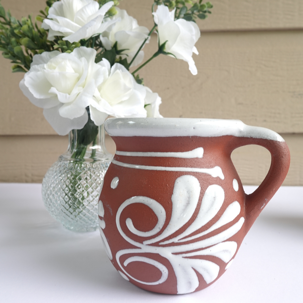 Handmade Mexican Clay Mug (Assorted Style)