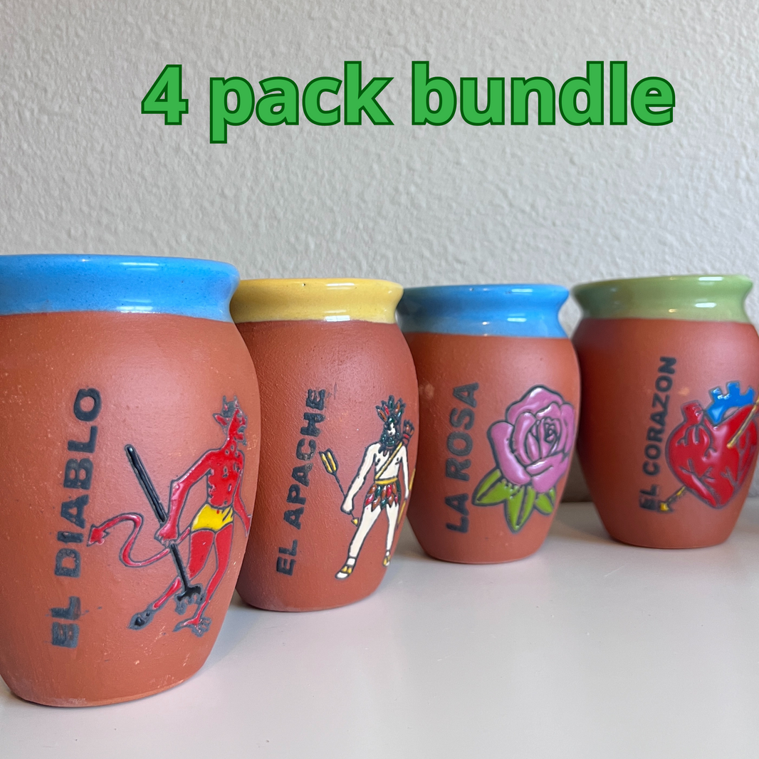 4 pack bundle of loteria cantaritos