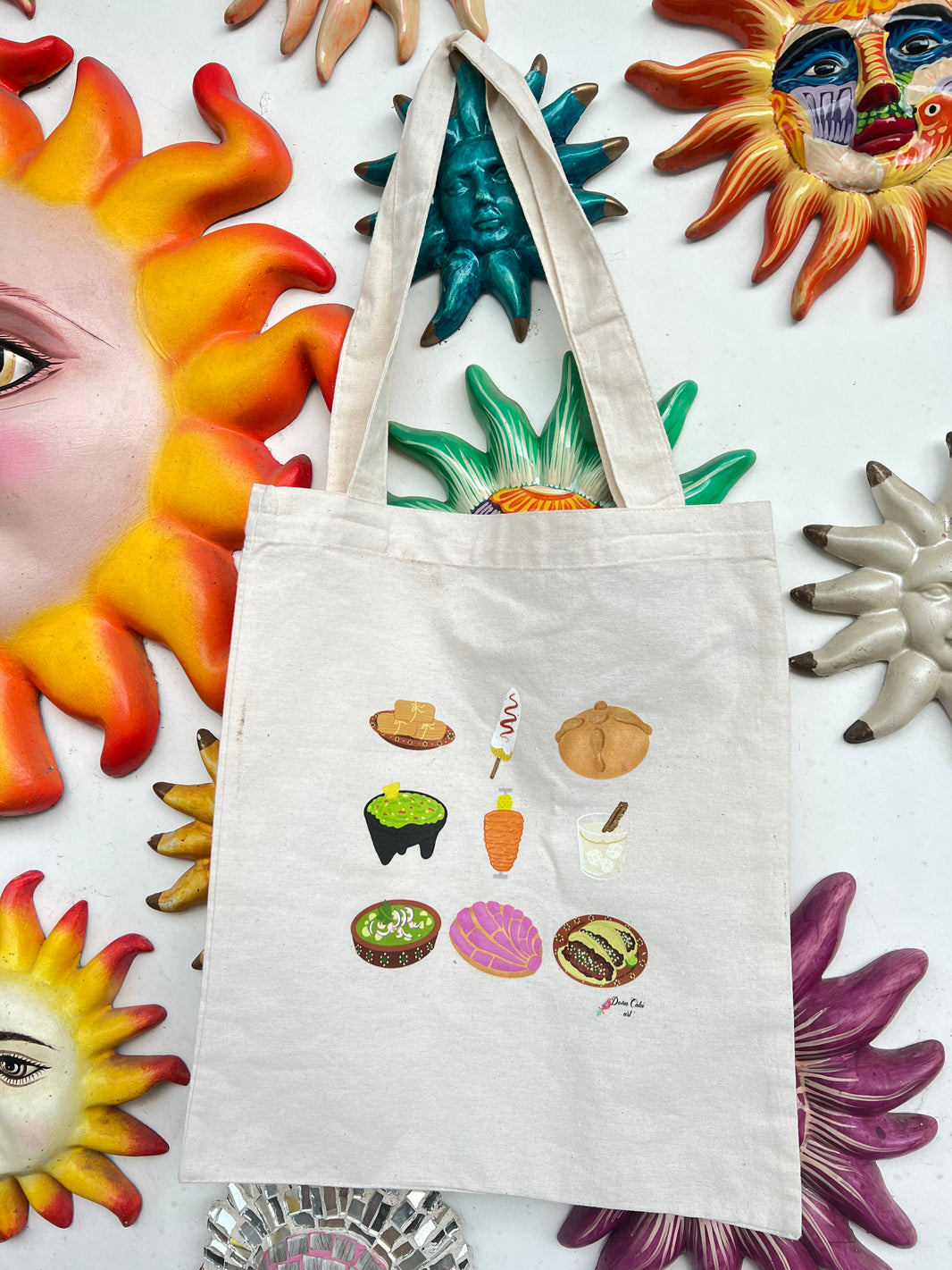 Mexican Tote bag with mexican goodies