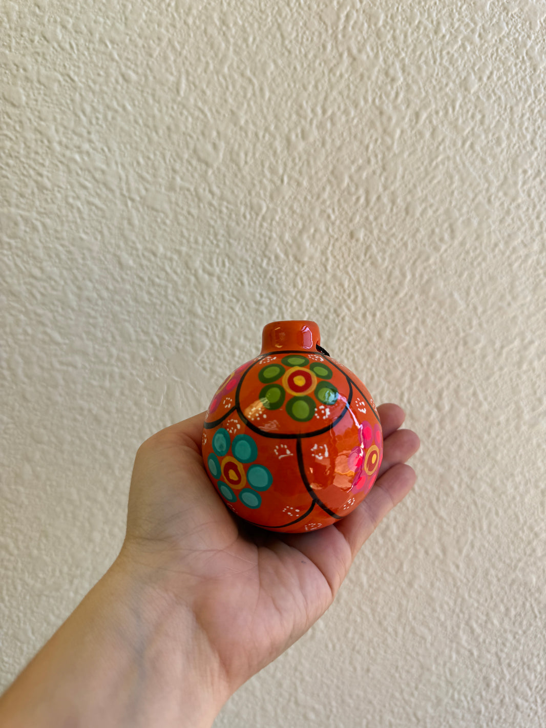 Mexican Ornaments, Hand Painted, Christmas colorful