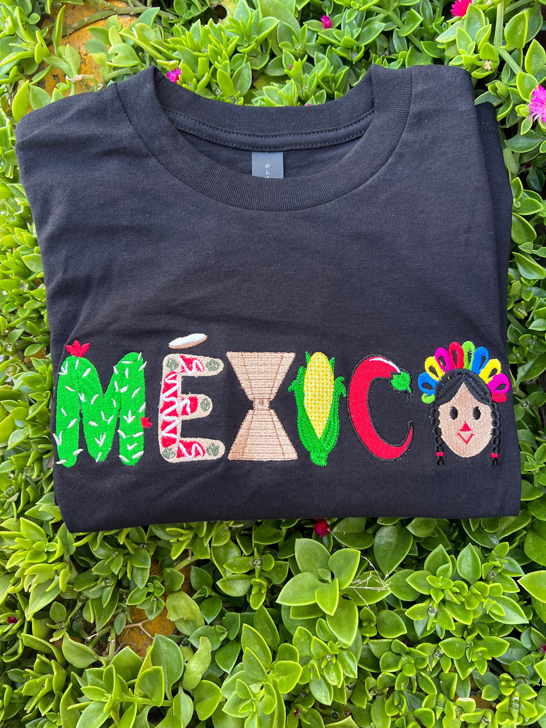 Mexico Embroidered T-SHIRT