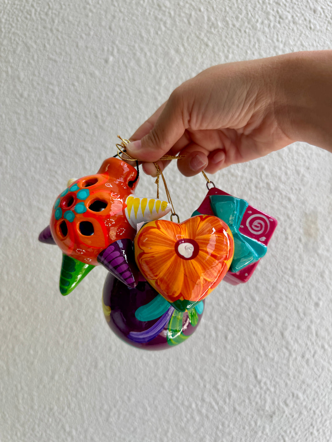 Mexican Ornaments 4 set