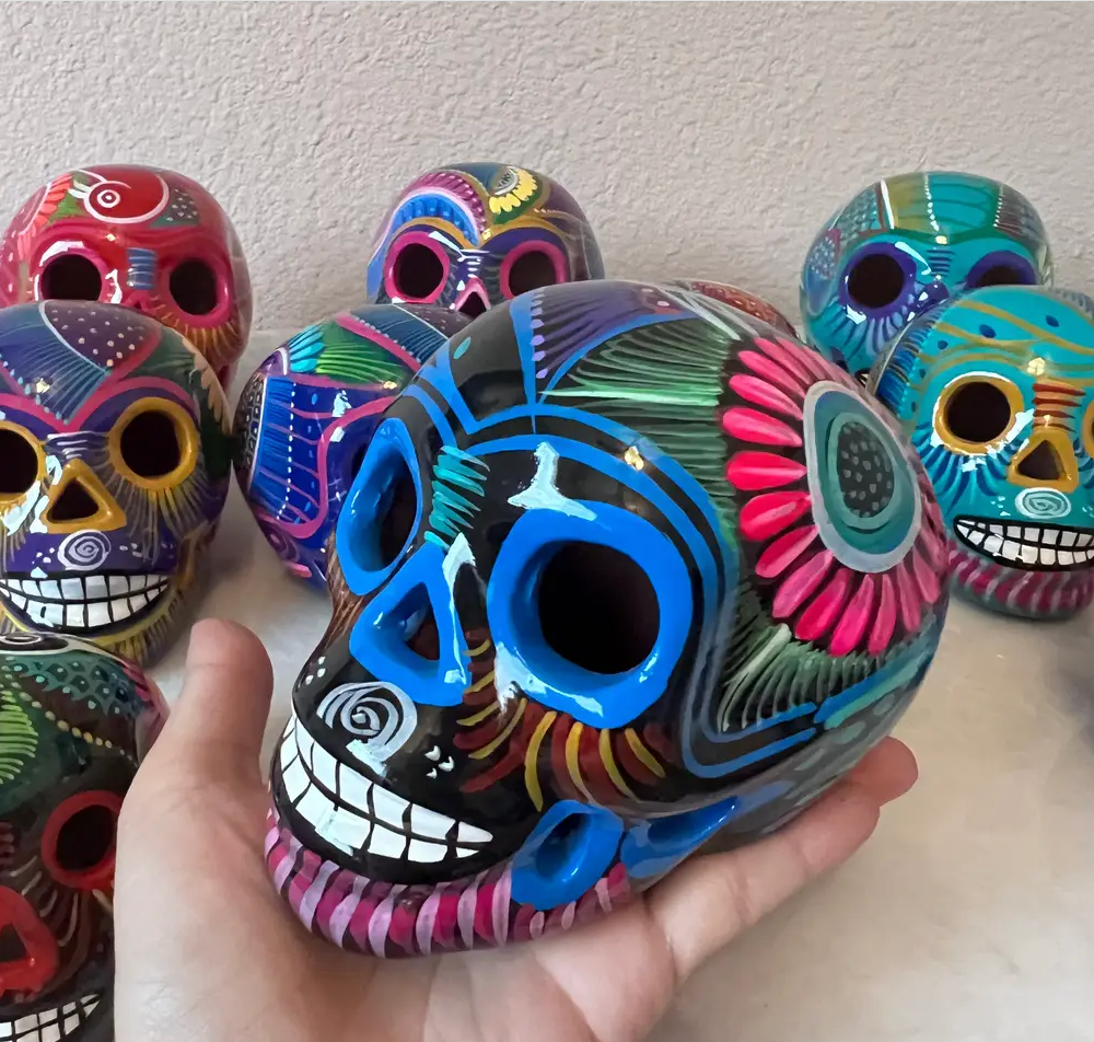 Ceramic Skulls 2 or 4 pack