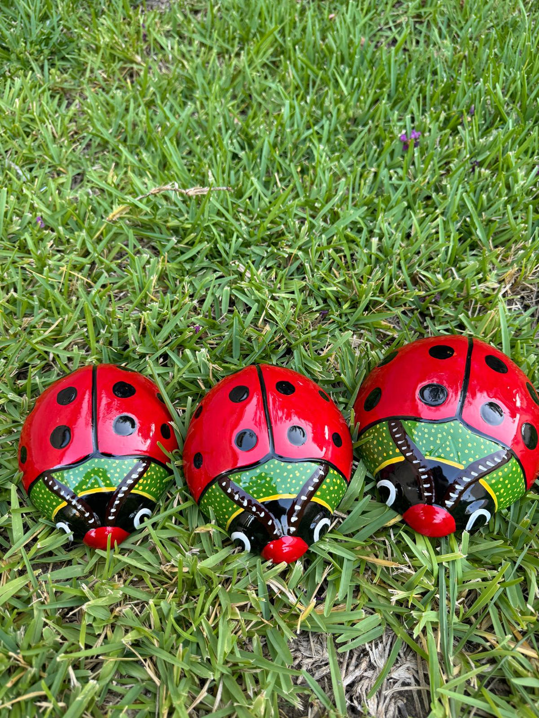 Catarinas Decor Mexican lady bugs garden decor wall hanging