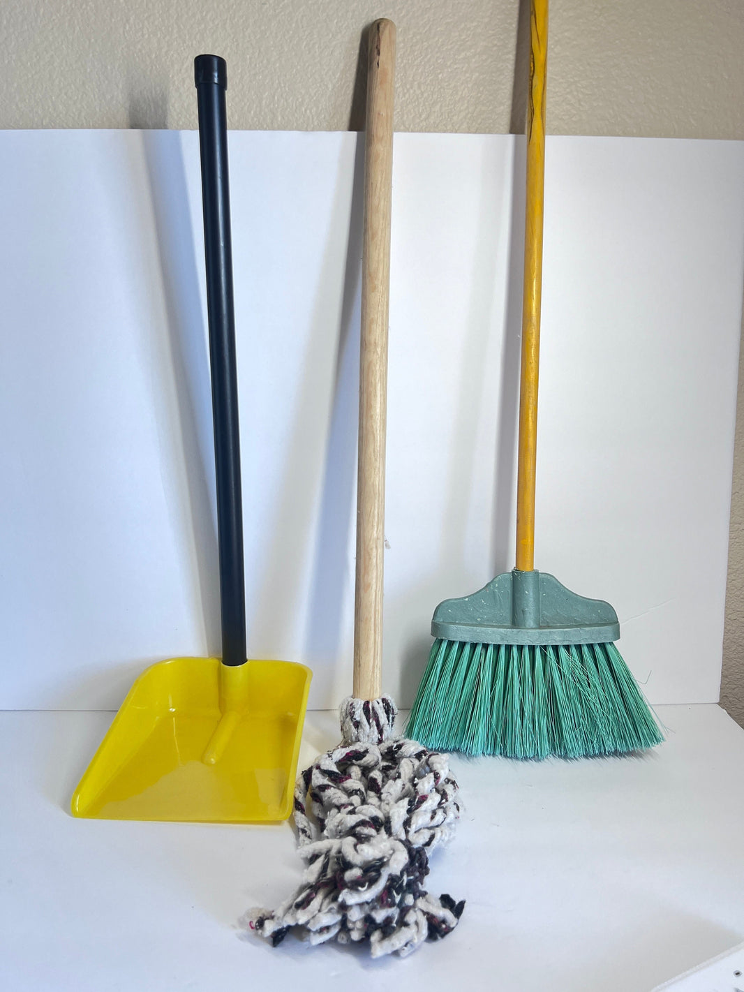 Broom Mop dustpan set for KIDS escoba/Escoba trapeador recogedor para niños